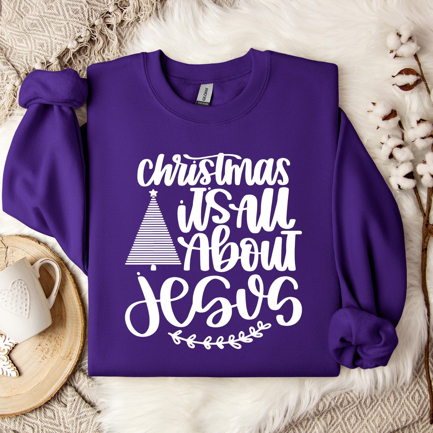 Christmas Is All About Jesus Sweatshirt