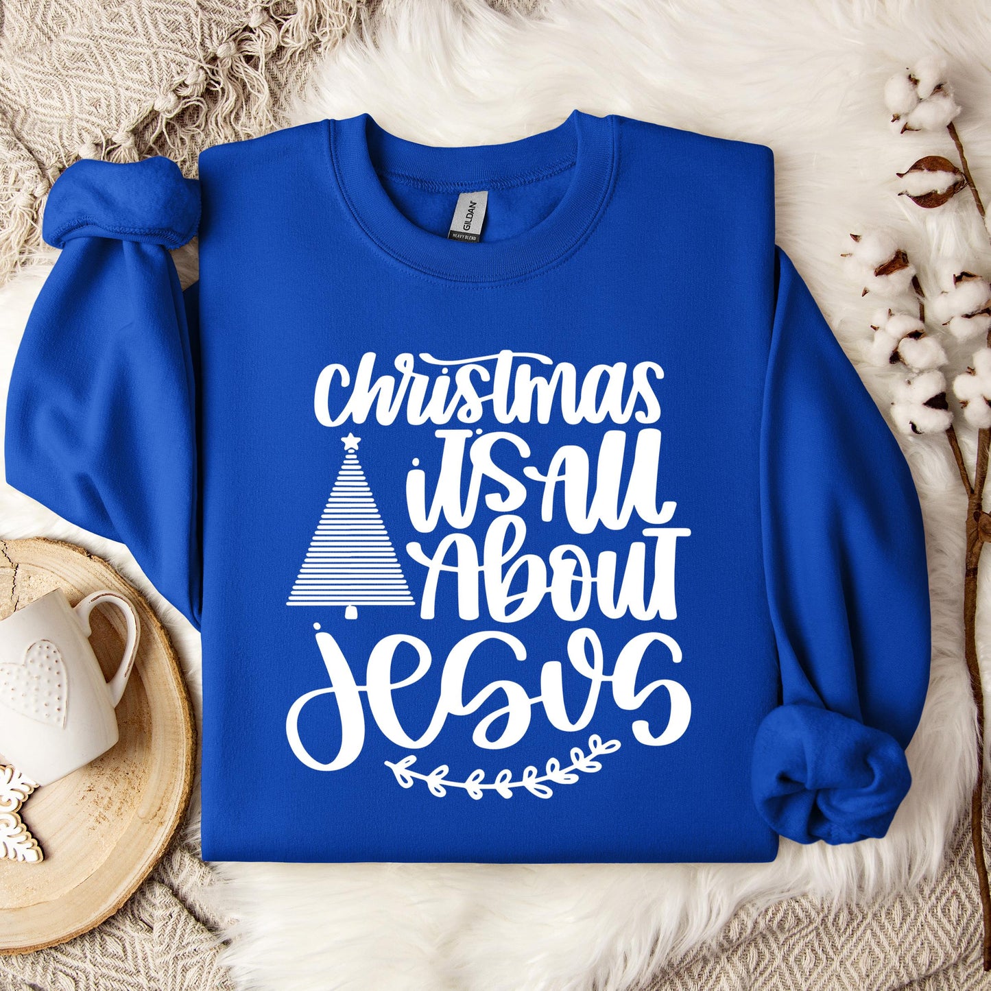 Christmas Is All About Jesus Sweatshirt