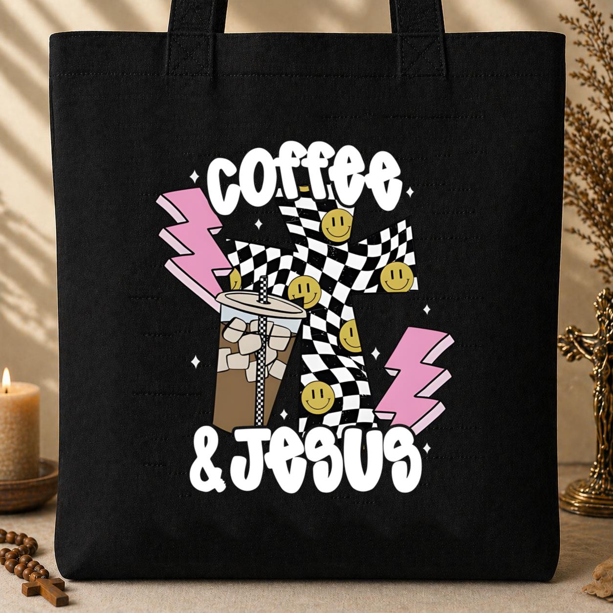 Coffee & Jesus 01 Tote Bag