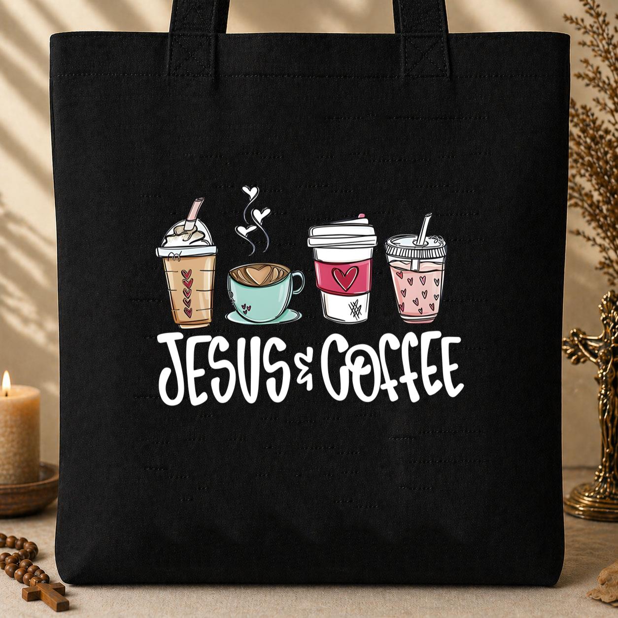 Coffee & Jesus 02 Tote Bag