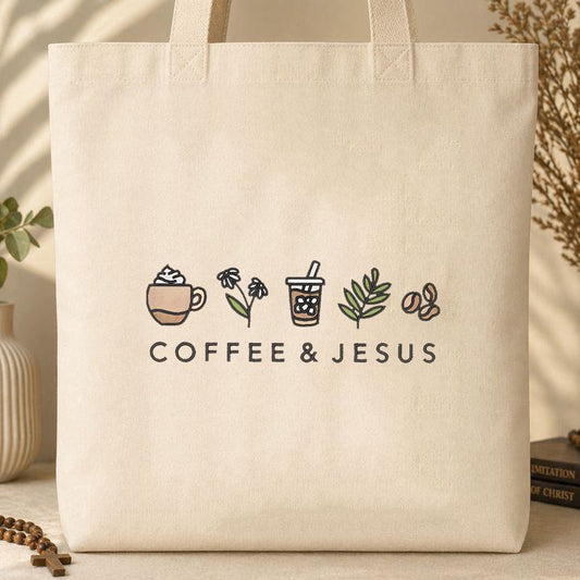 Coffee & Jesus Tote Bag