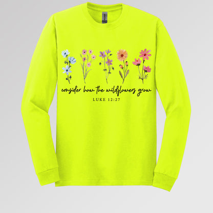 Consider How The Wildflowers Grow Luke 12.27 09