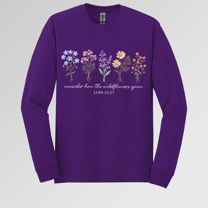 Consider How The Wildflowers Grow Luke 12.27 10