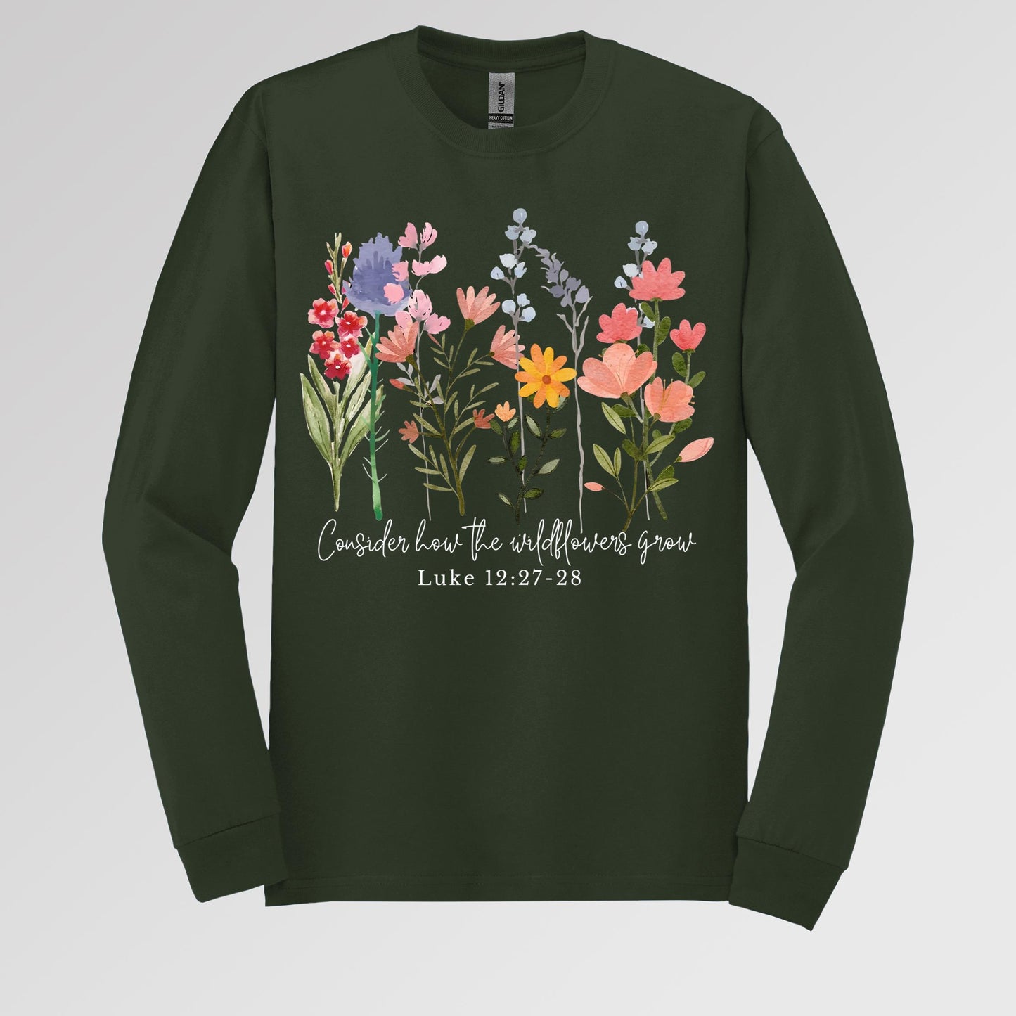 Consider how the wildflowers grow Luke 12.27-28 01