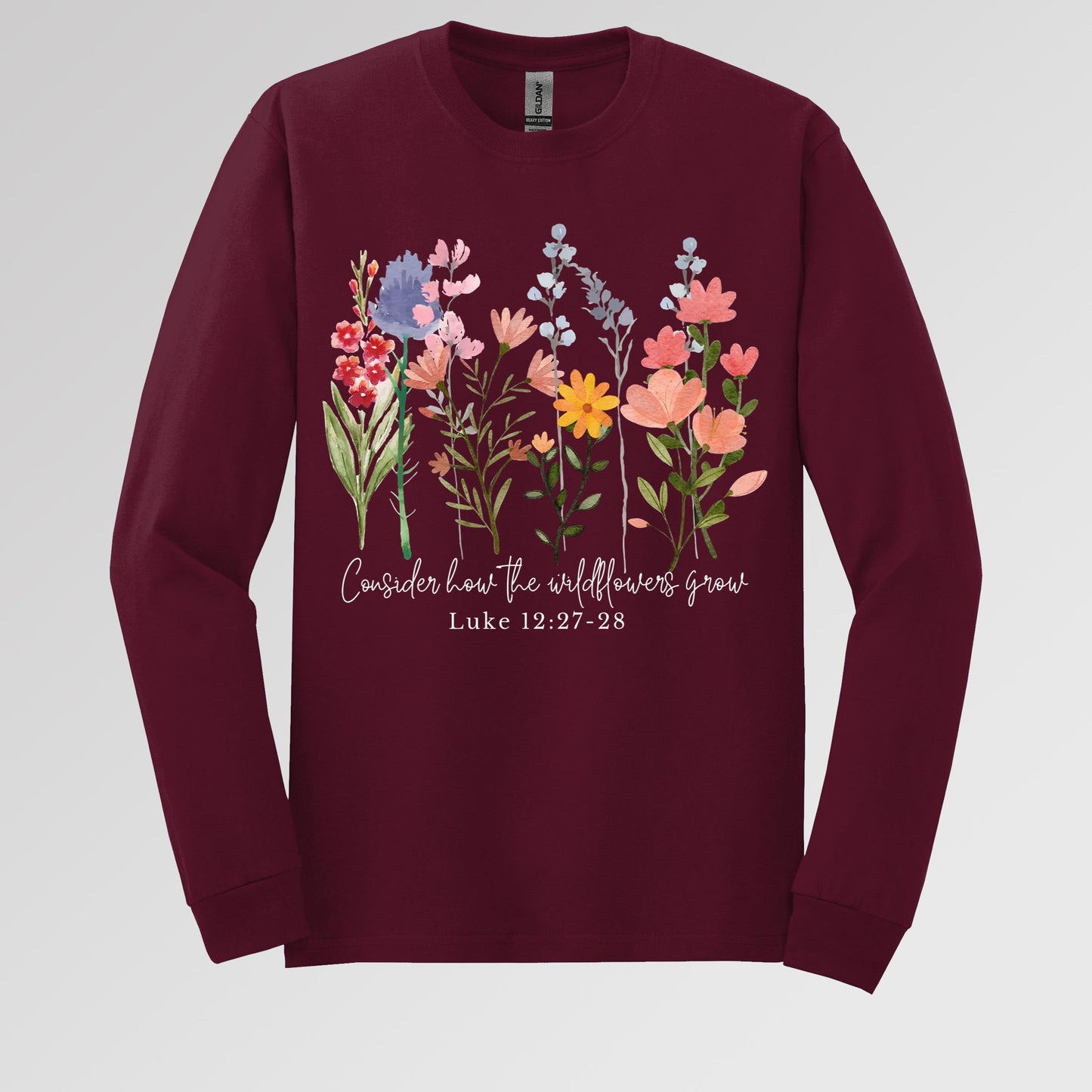 Consider how the wildflowers grow Luke 12.27-28 01