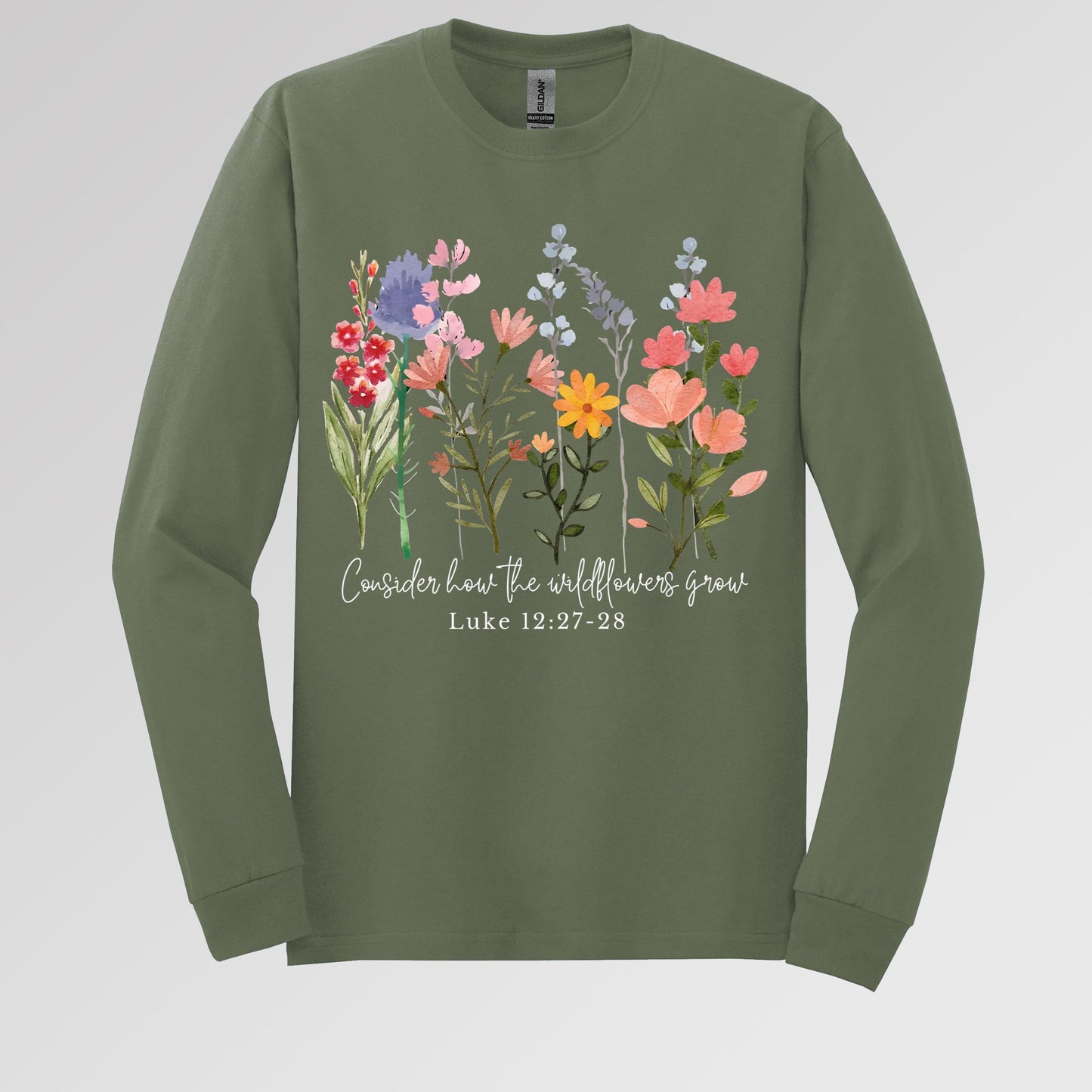 Consider how the wildflowers grow Luke 12.27-28 01