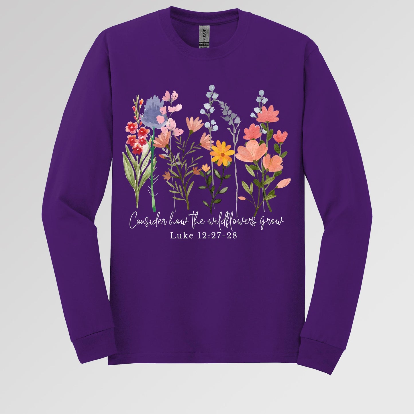 Consider how the wildflowers grow Luke 12.27-28 01