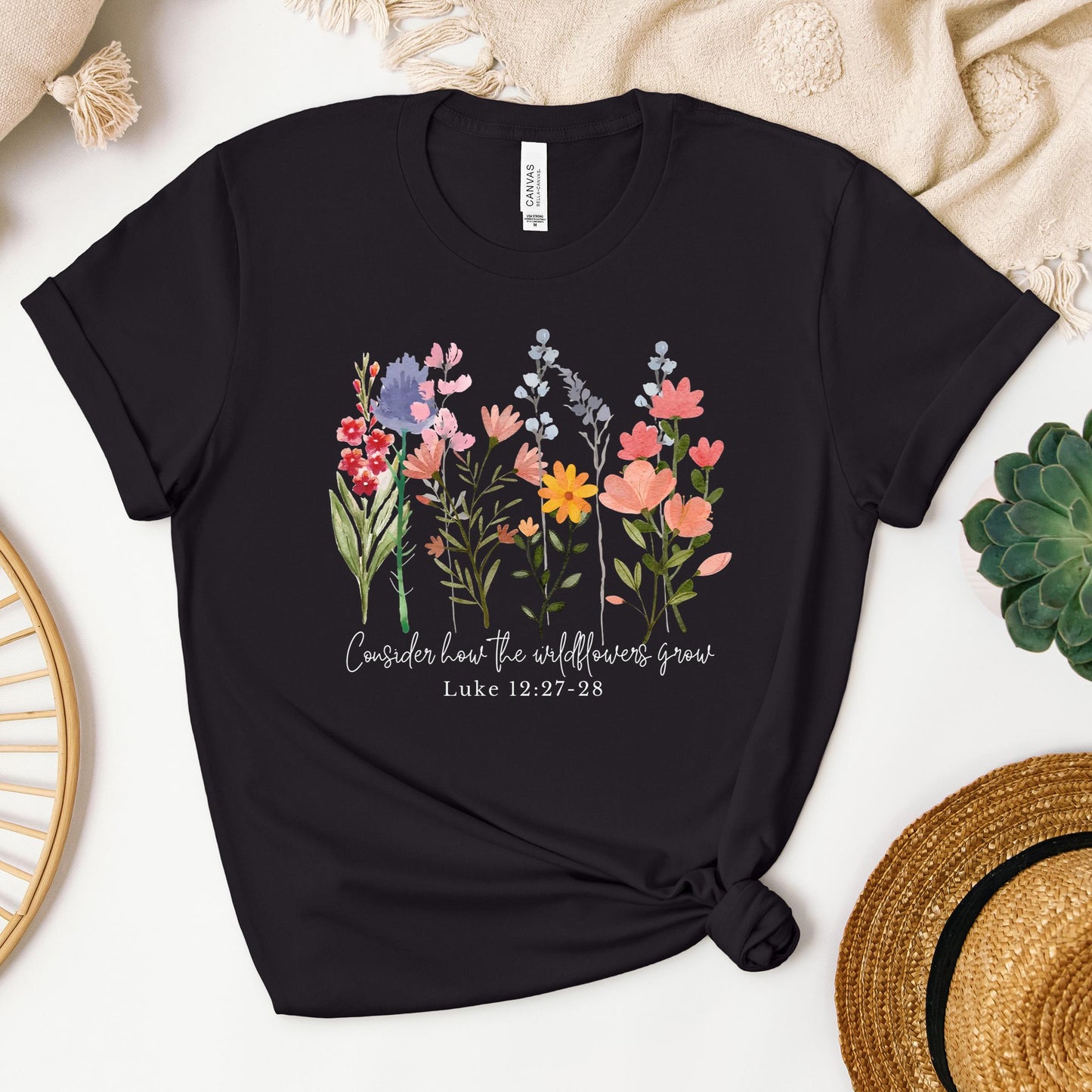 Consider how the wildflowers grow Luke 12.27-28 01