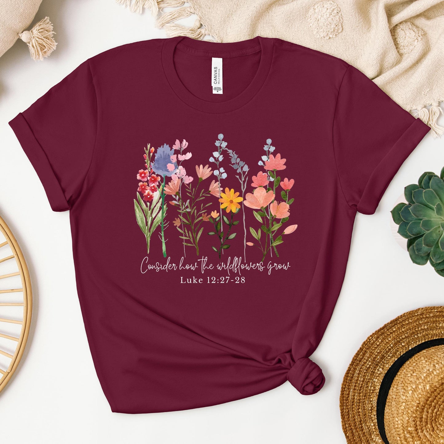 Consider how the wildflowers grow Luke 12.27-28 01