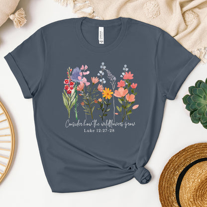 Consider how the wildflowers grow Luke 12.27-28 01