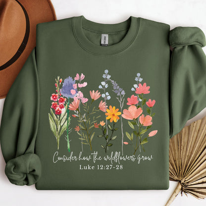 Consider how the wildflowers grow Luke 12.27-28 01
