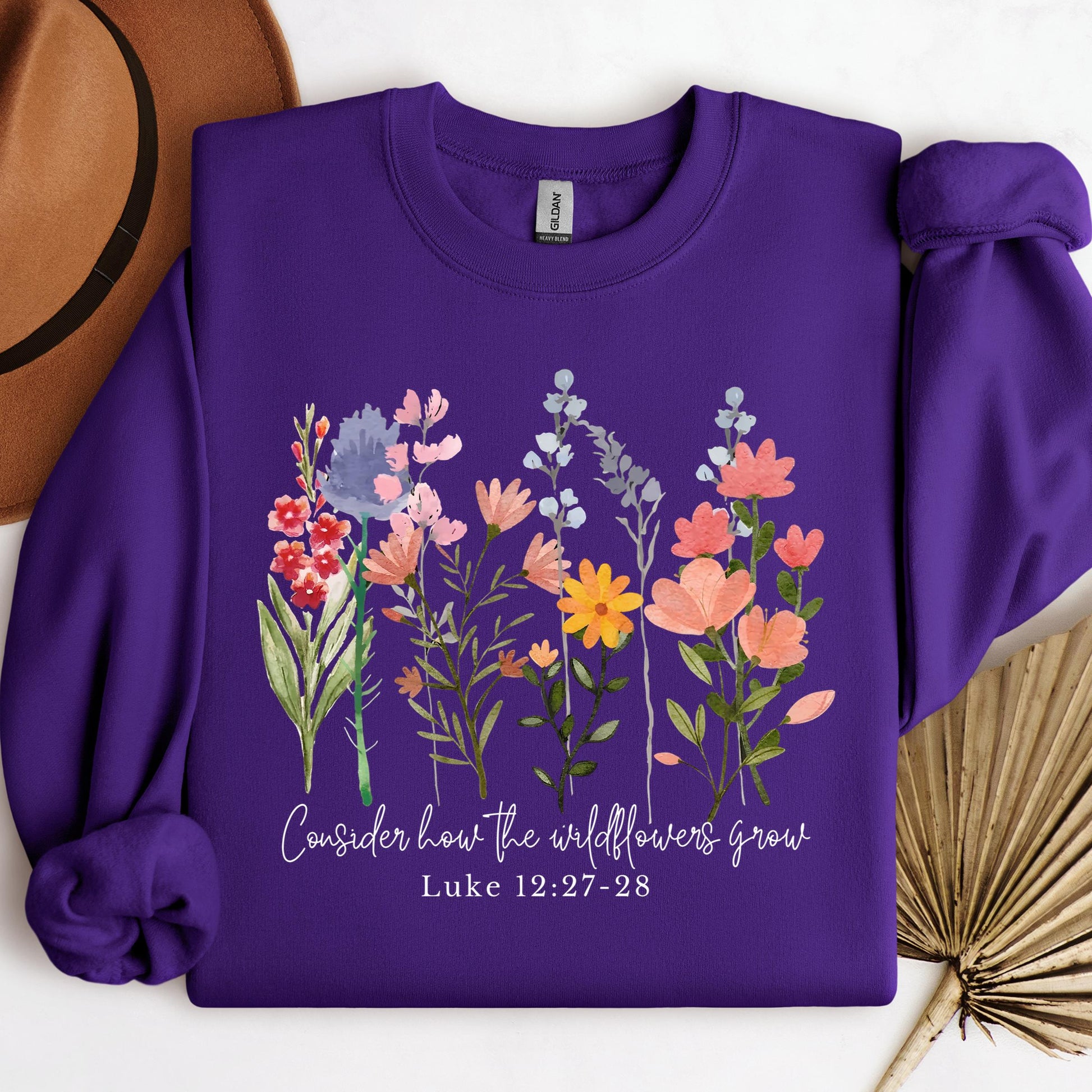 Consider how the wildflowers grow Luke 12.27-28 01