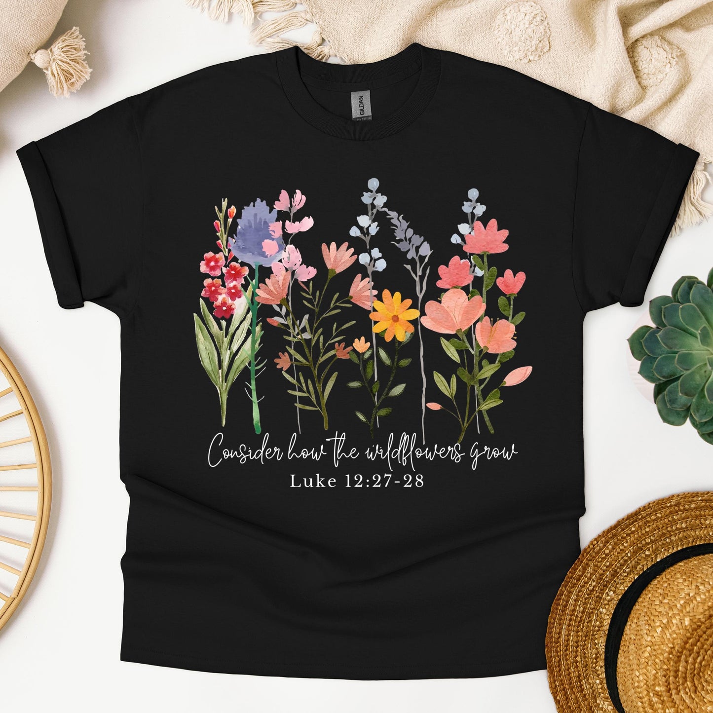 Consider how the wildflowers grow Luke 12.27-28 01