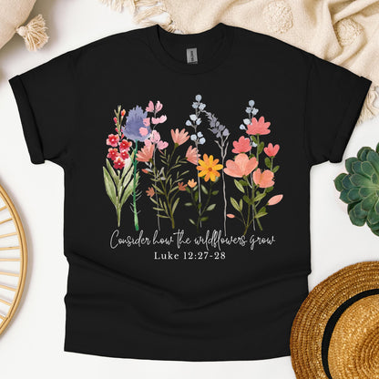 Consider how the wildflowers grow Luke 12.27-28 01