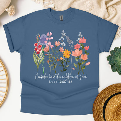 Consider how the wildflowers grow Luke 12.27-28 01