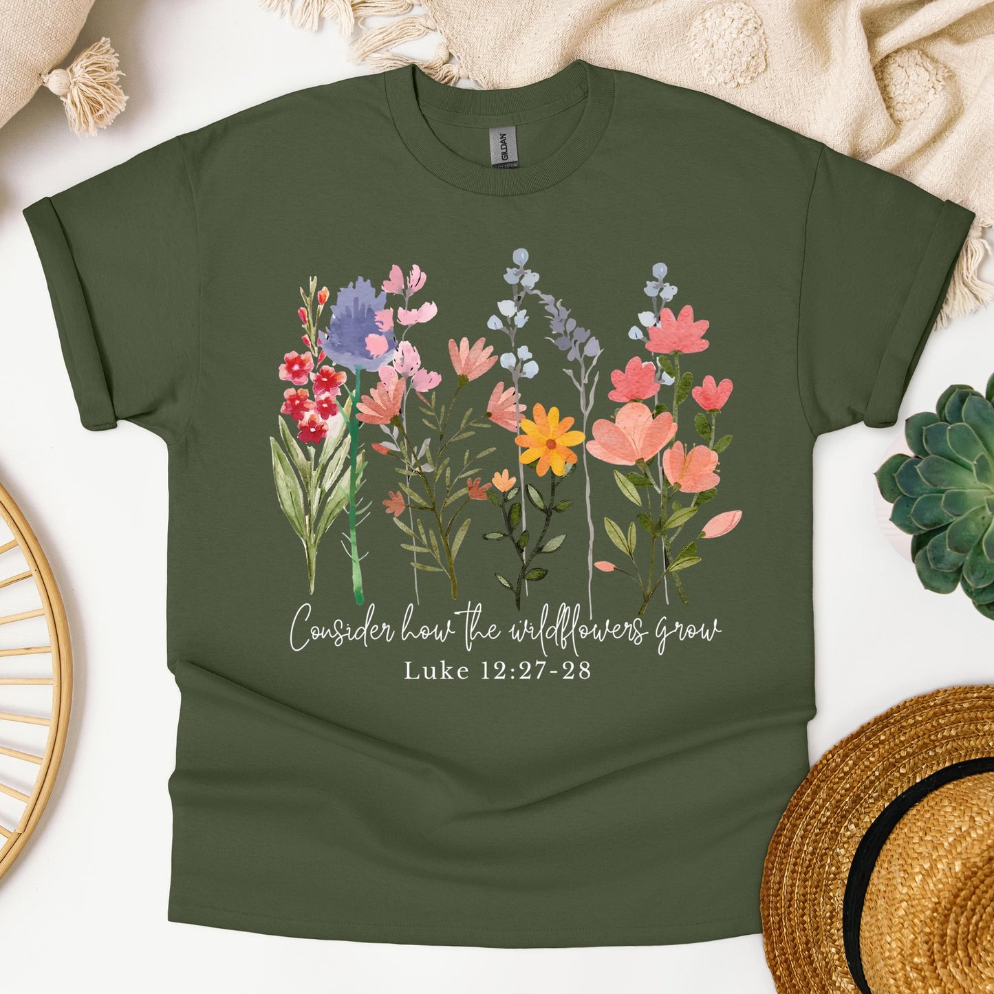 Consider how the wildflowers grow Luke 12.27-28 01