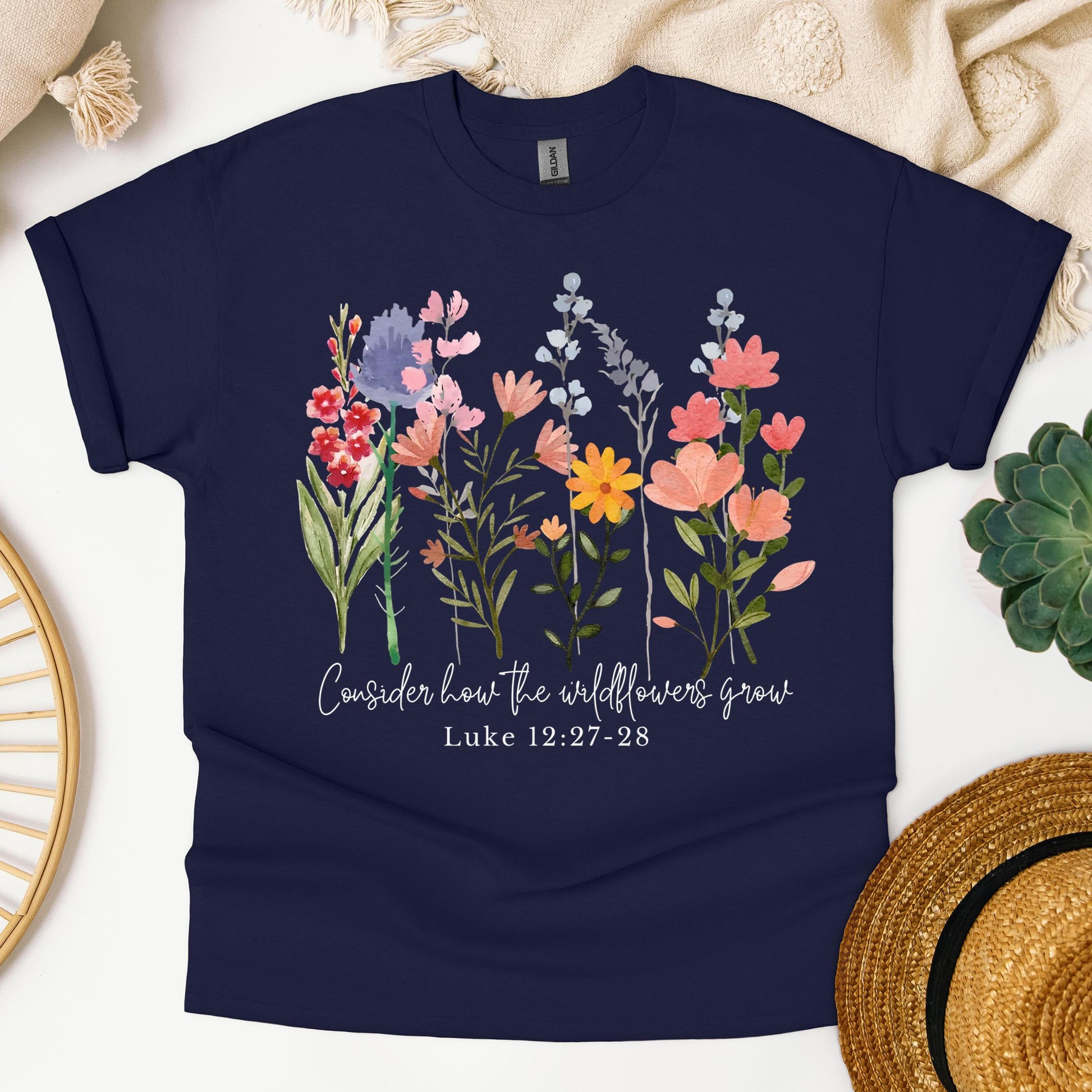 Consider how the wildflowers grow Luke 12.27-28 01
