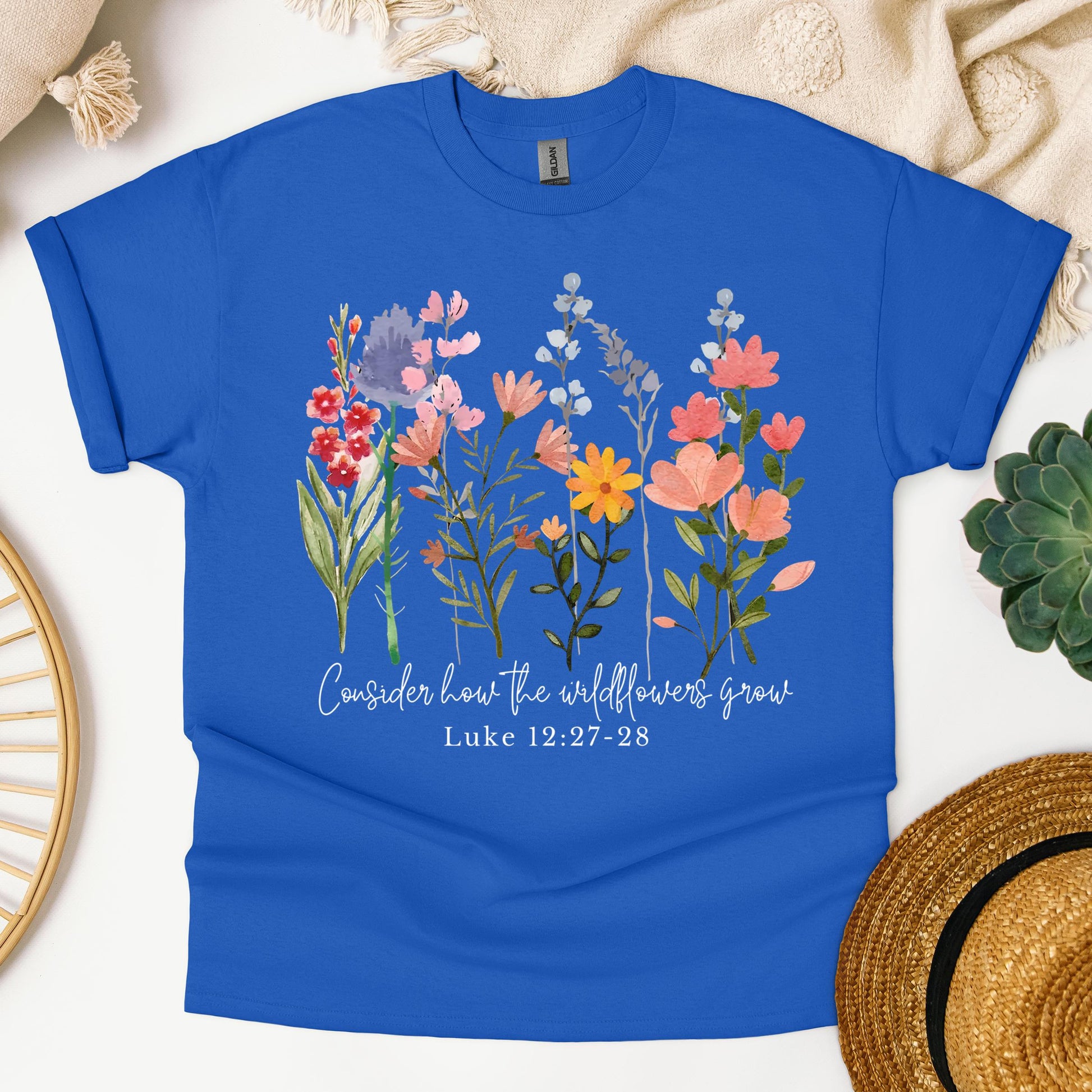 Consider how the wildflowers grow Luke 12.27-28 01