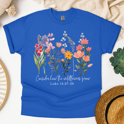 Consider how the wildflowers grow Luke 12.27-28 01