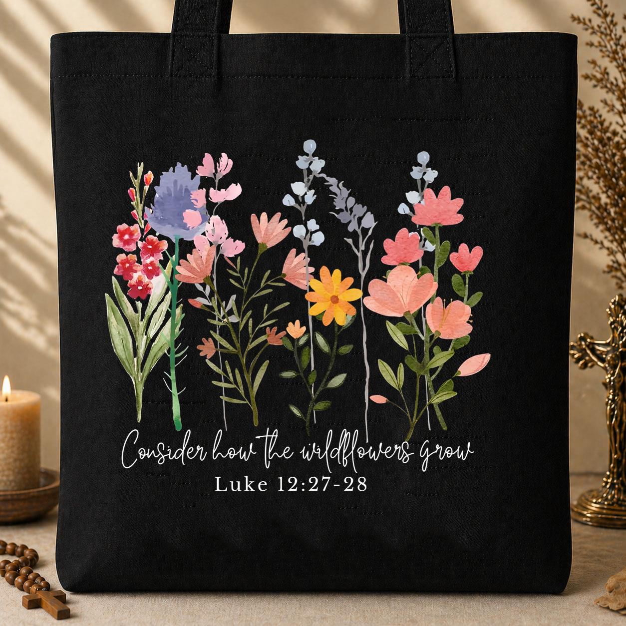 Consider how the wildflowers grow Luke 12.27-28 01