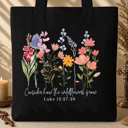 Consider how the wildflowers grow Luke 12.27-28 01