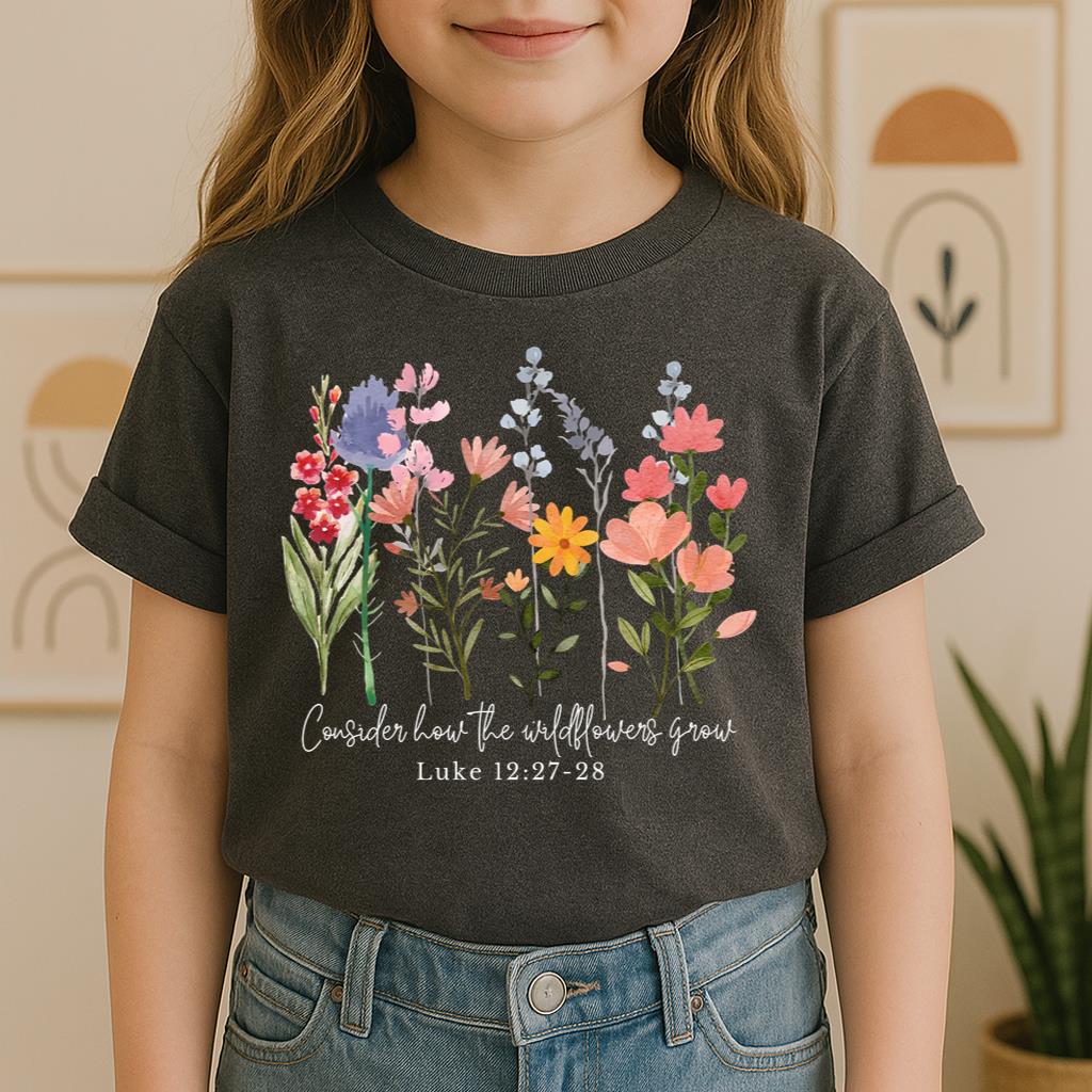 Consider how the wildflowers grow Luke 12.27-28 01