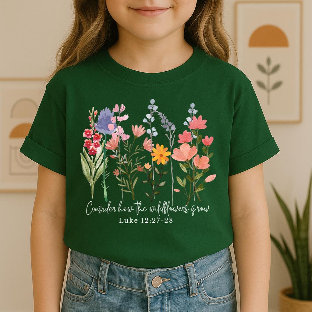 Consider how the wildflowers grow Luke 12.27-28 01