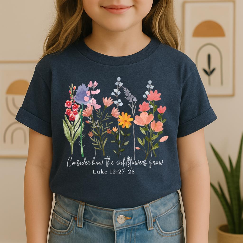 Consider how the wildflowers grow Luke 12.27-28 01