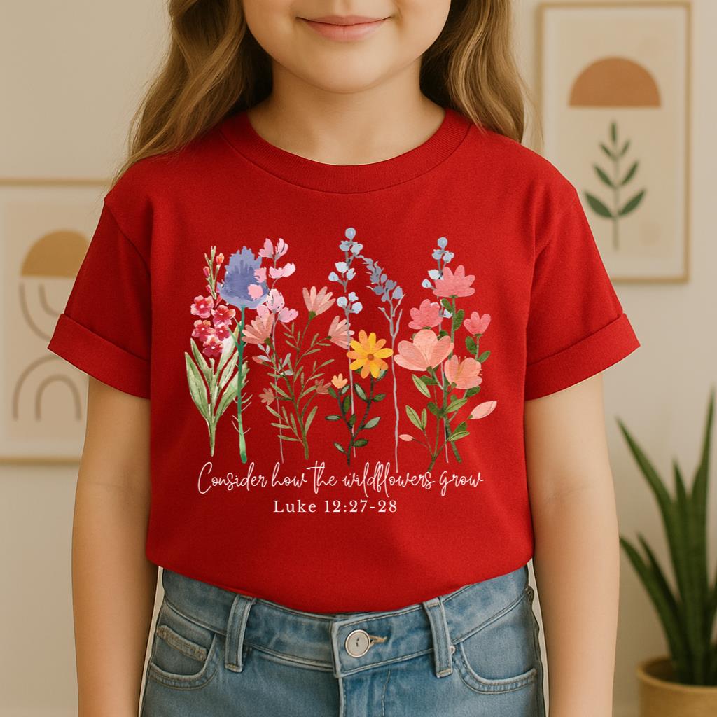 Consider how the wildflowers grow Luke 12.27-28 01
