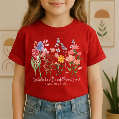 Consider how the wildflowers grow Luke 12.27-28 01