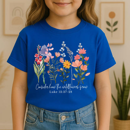Consider how the wildflowers grow Luke 12.27-28 01