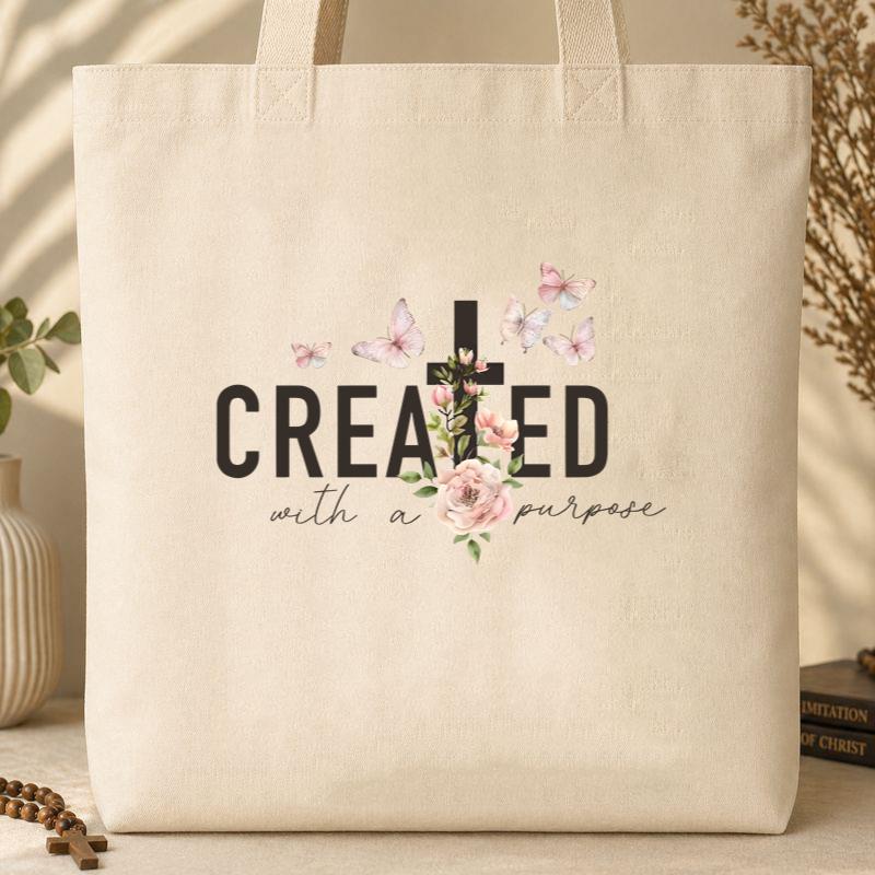 Created With A Purpose 02 Tote Bag