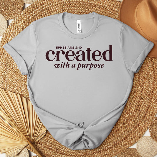 Created With A Purpose Ephesians 2.10 01 Premium T-shirt