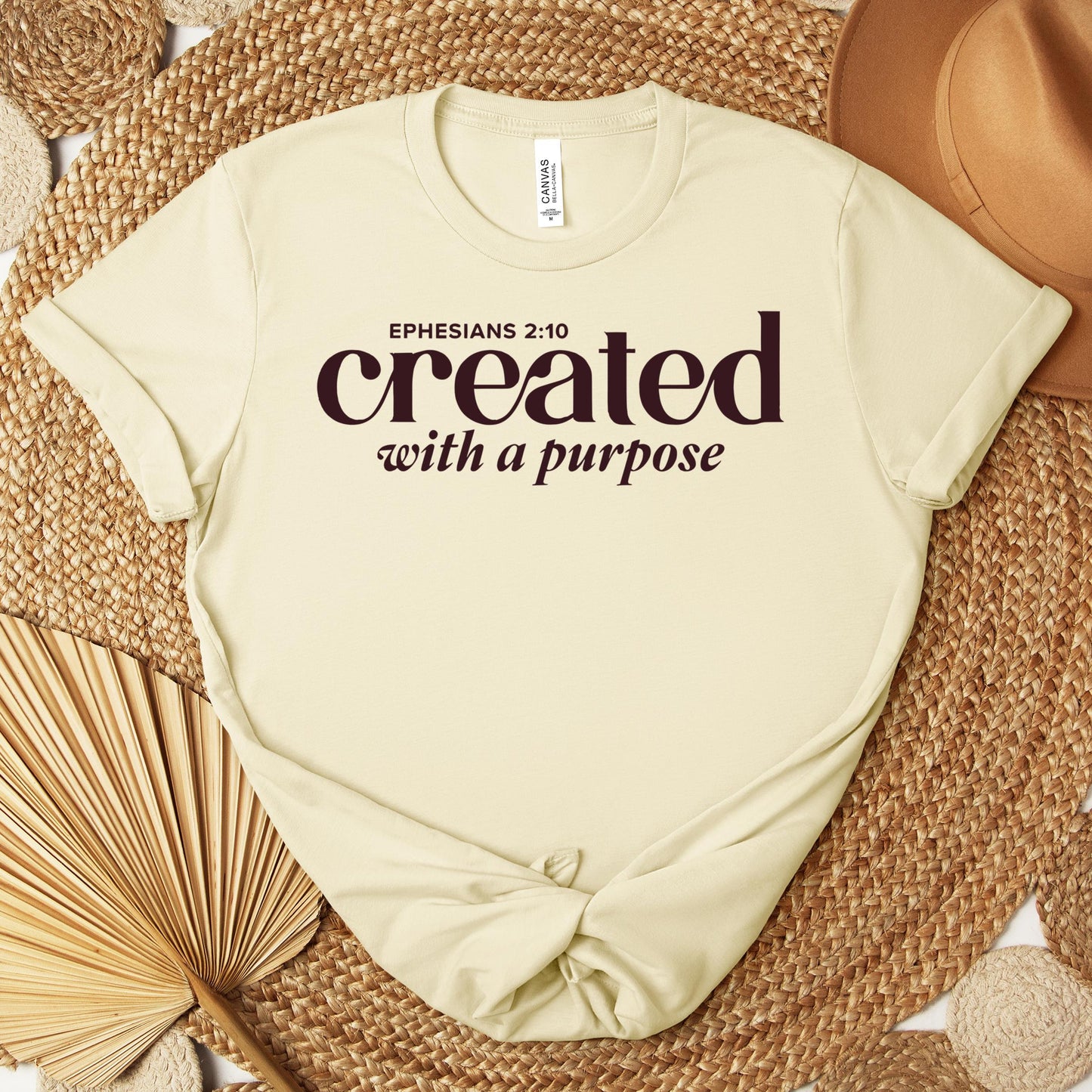 Created With A Purpose Ephesians 2.10 01 Premium T-shirt