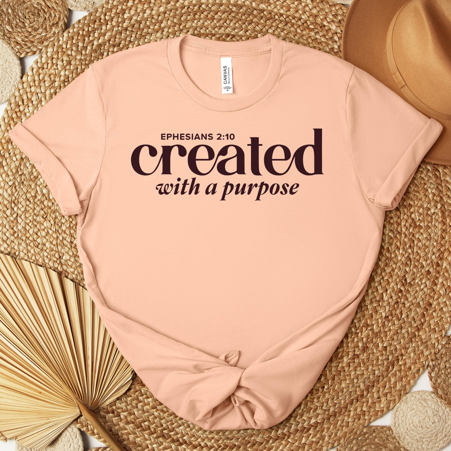 Created With A Purpose Ephesians 2.10 01 Premium T-shirt