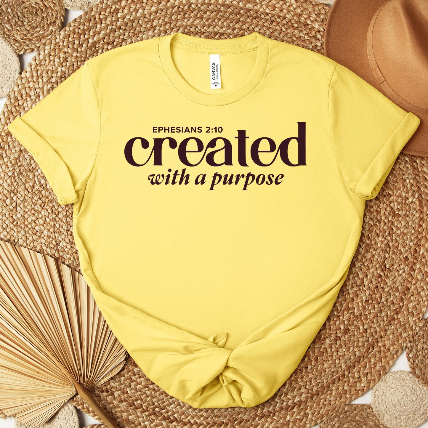 Created With A Purpose Ephesians 2.10 01 Premium T-shirt