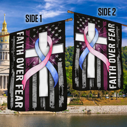 SIDS Flag Faith Over Fear Sudden Infant Death Syndrome Flag