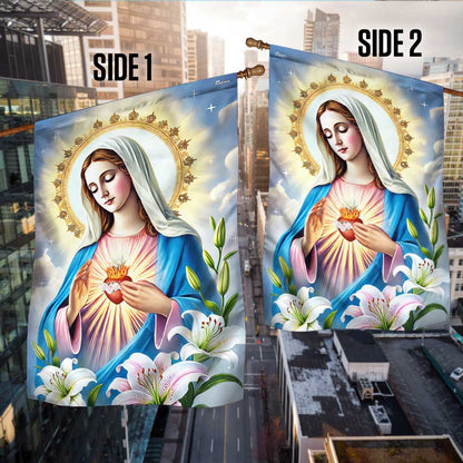 Immaculate Conception Virgin Mary Blessed Virgin Mary Flag