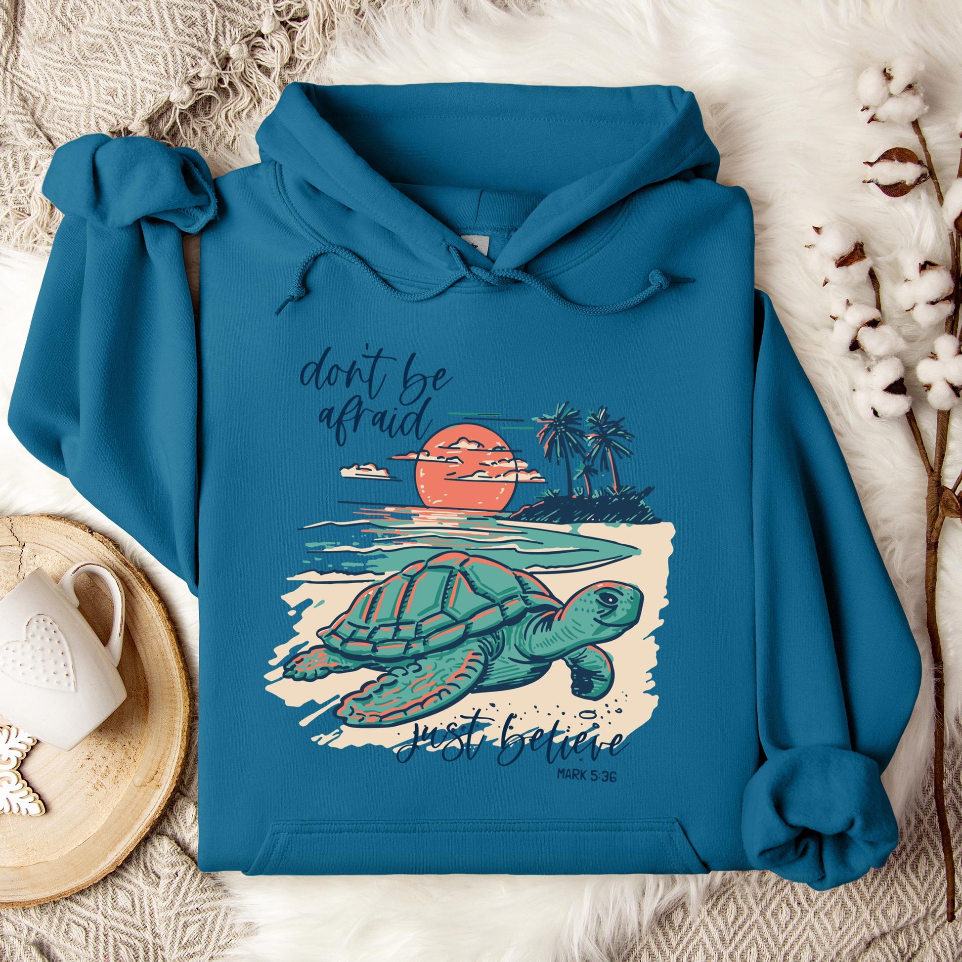 Don't Be Afraid Just Believe Mark 5.36 Hoodie