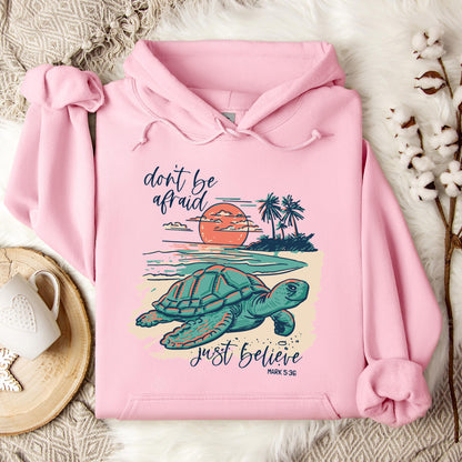 Don't Be Afraid Just Believe Mark 5.36 Hoodie