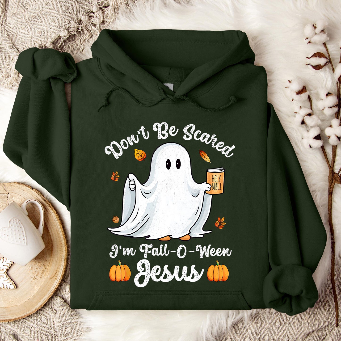 Don't Be Scared I'm Fall O Ween Jesus Hoodie