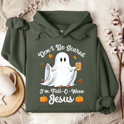Don't Be Scared I'm Fall O Ween Jesus Hoodie