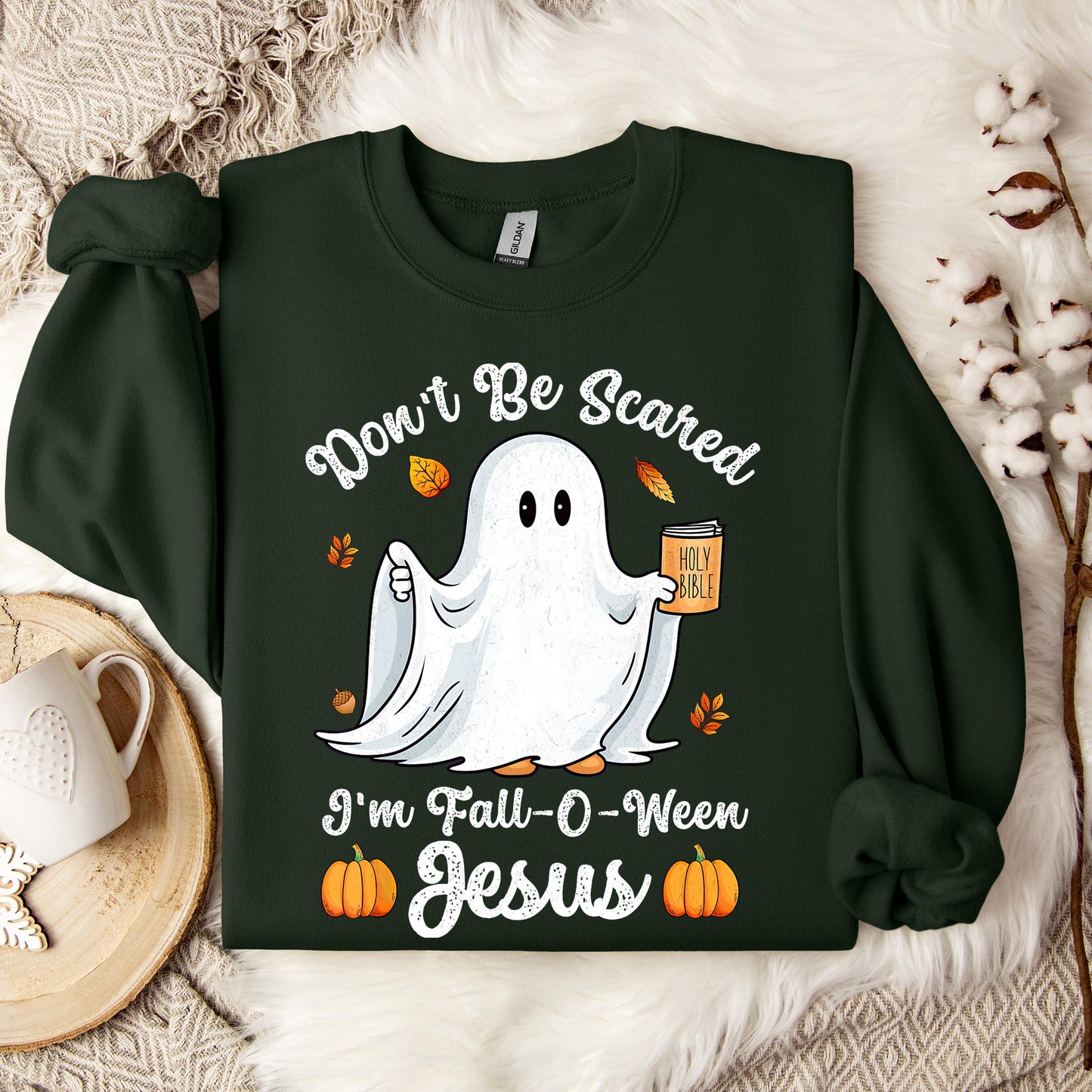 Don't Be Scared I'm Fall O Ween Jesus Sweatshirt