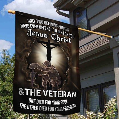 Jesus Veteran Flag Jesus Christ and The Veteran Flag
