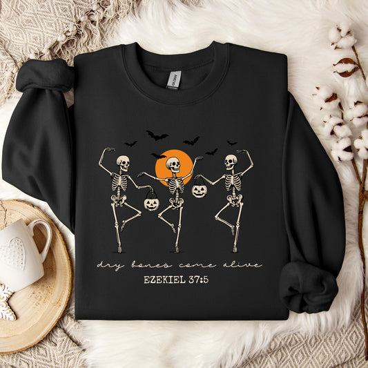Dry Bones Come Alive Ezekiel 37.5 01 Sweatshirt