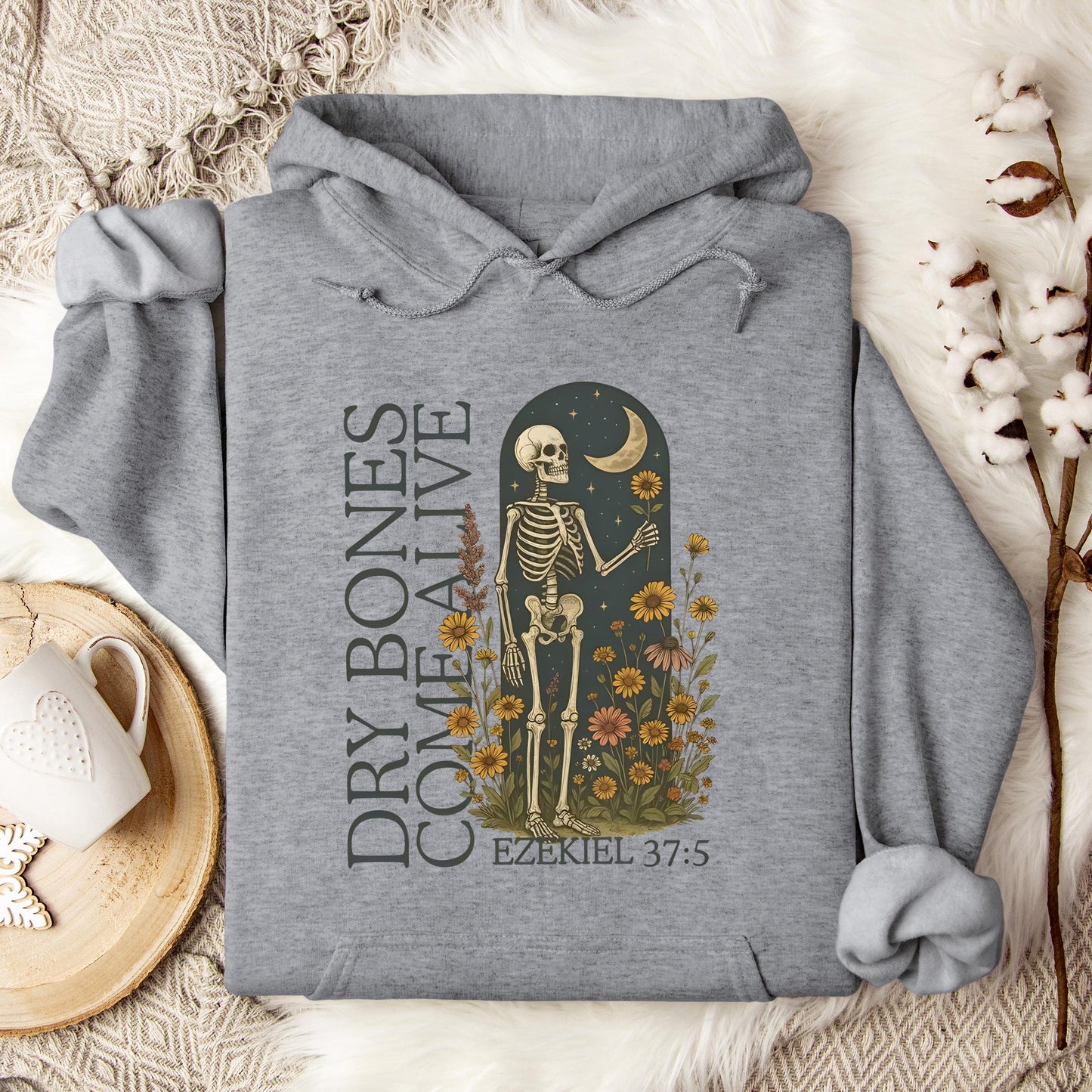 Dry Bones Come Alive Ezekiel 37.5 02 Hoodie