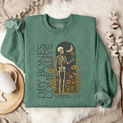 Dry Bones Come Alive Ezekiel 37.5 02 Sweatshirt