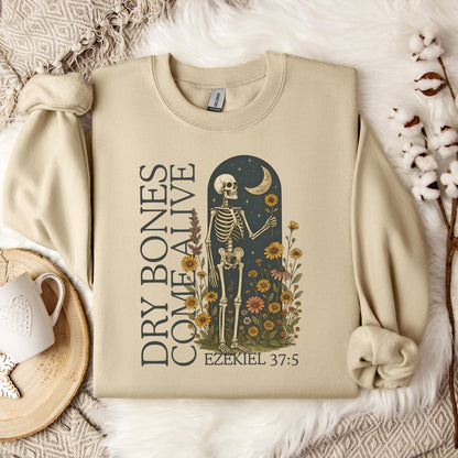 Dry Bones Come Alive Ezekiel 37.5 02 Sweatshirt
