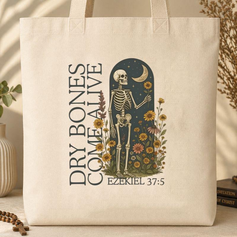 Dry Bones Come Alive Ezekiel 37.5 02 Tote Bag