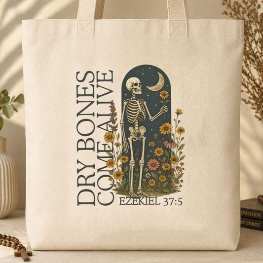 Dry Bones Come Alive Ezekiel 37.5 02 Tote Bag